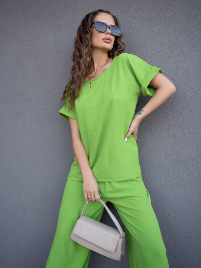 Костюм ISSA Plus модель 12766_green — фото 4 - INTERTOP