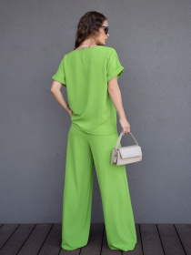 Повседневный костюм ISSA Plus модель 12766_green Фото