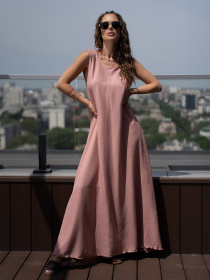 Сарафан ISSA Plus модель 13868_pink Фото