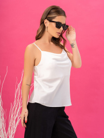 Майка ISSA Plus модель 14049_milky Фото