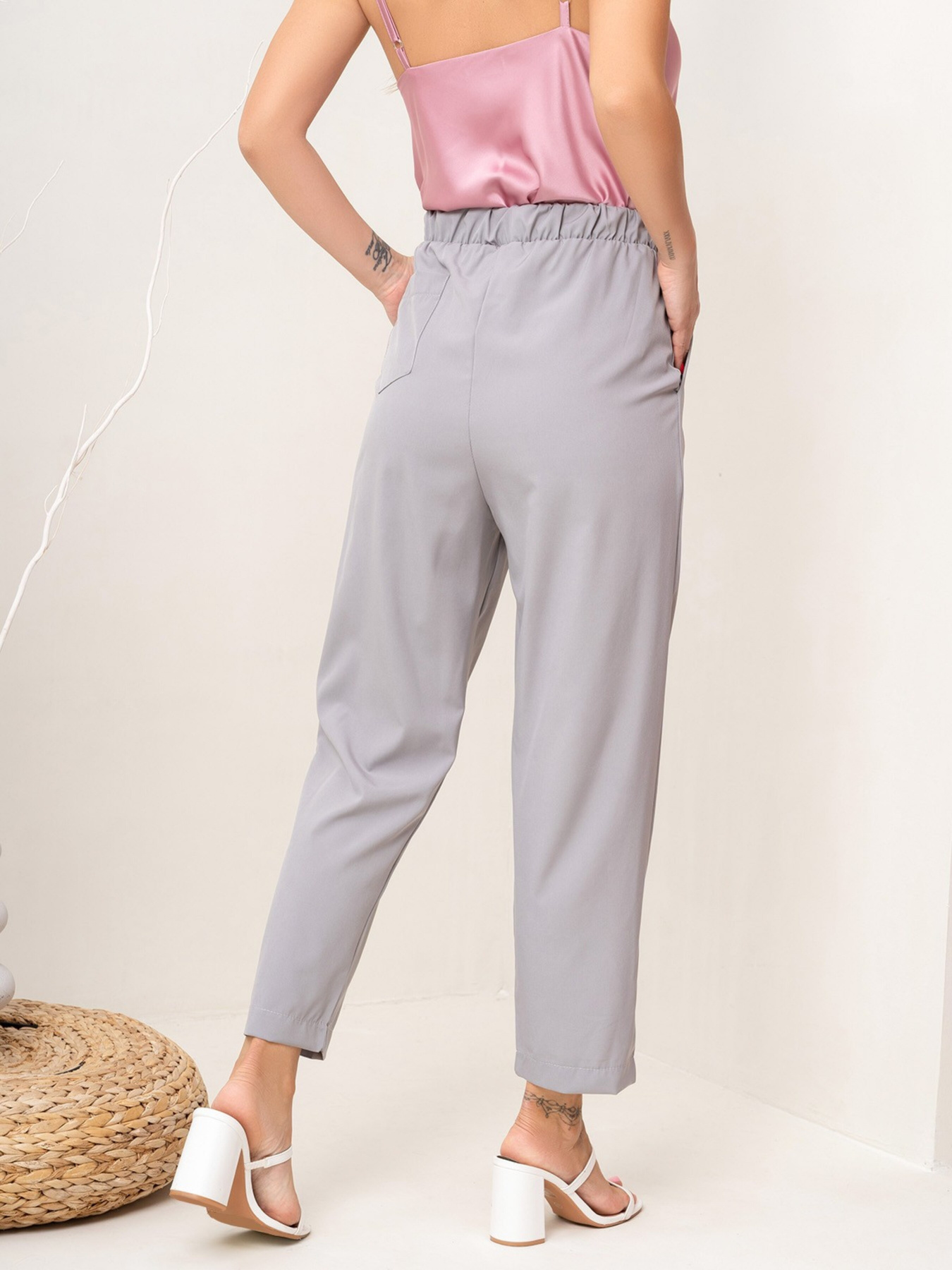 Повседневные штаны ISSA Plus модель 14050_grey Фото