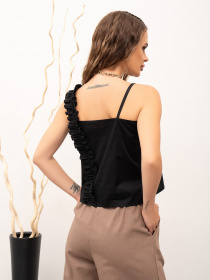 Майка ISSA Plus модель 14084_black Фото