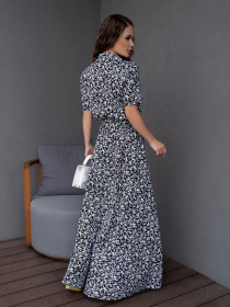 Сукня максі ISSA Plus модель 14085_black Фото