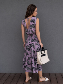 Платье миди ISSA Plus модель 14095_pink Фото