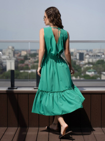 Платье миди ISSA Plus модель 14096_green Фото