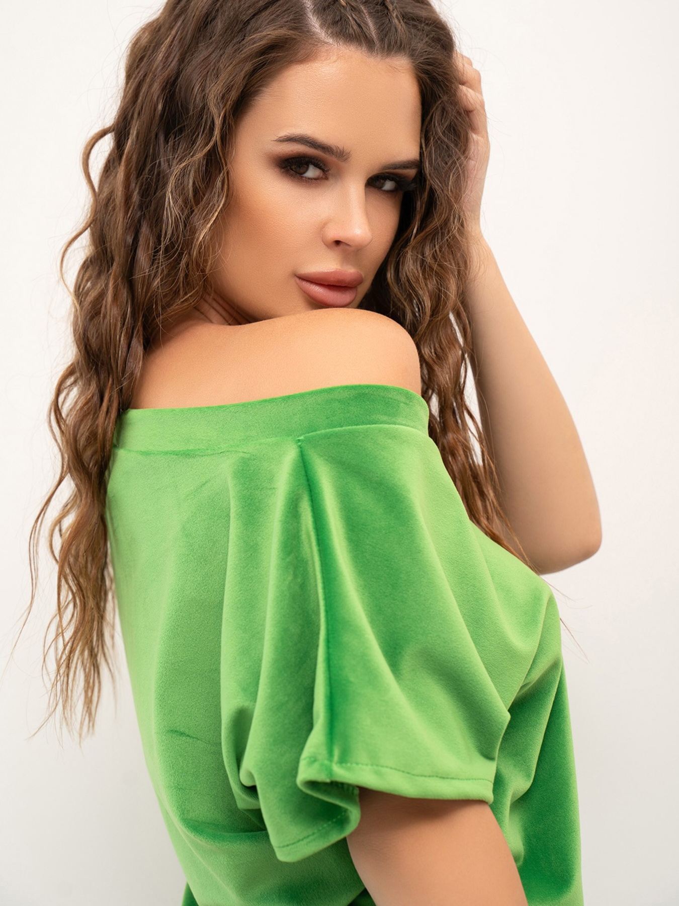 Костюм ISSA Plus модель 14098_green Фото