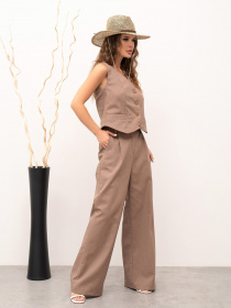 Костюм ISSA Plus модель 14101_beige Фото