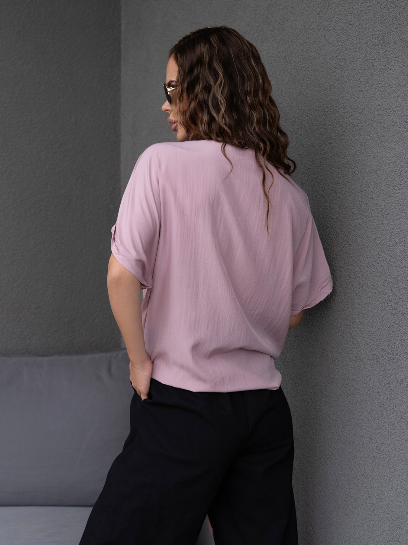 Блуза ISSA Plus модель WN20-494_lilac Фото