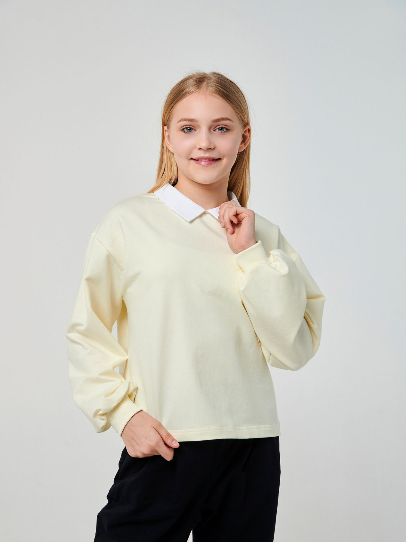 Свитшот SMIL модель smil_116591-kremovyj Фото