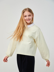 Свитшот SMIL модель smil_116591-kremovyj Фото