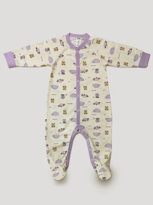 Нательный комбинезон SMIL модель smil_108656-risunok-na-kremovom Фото