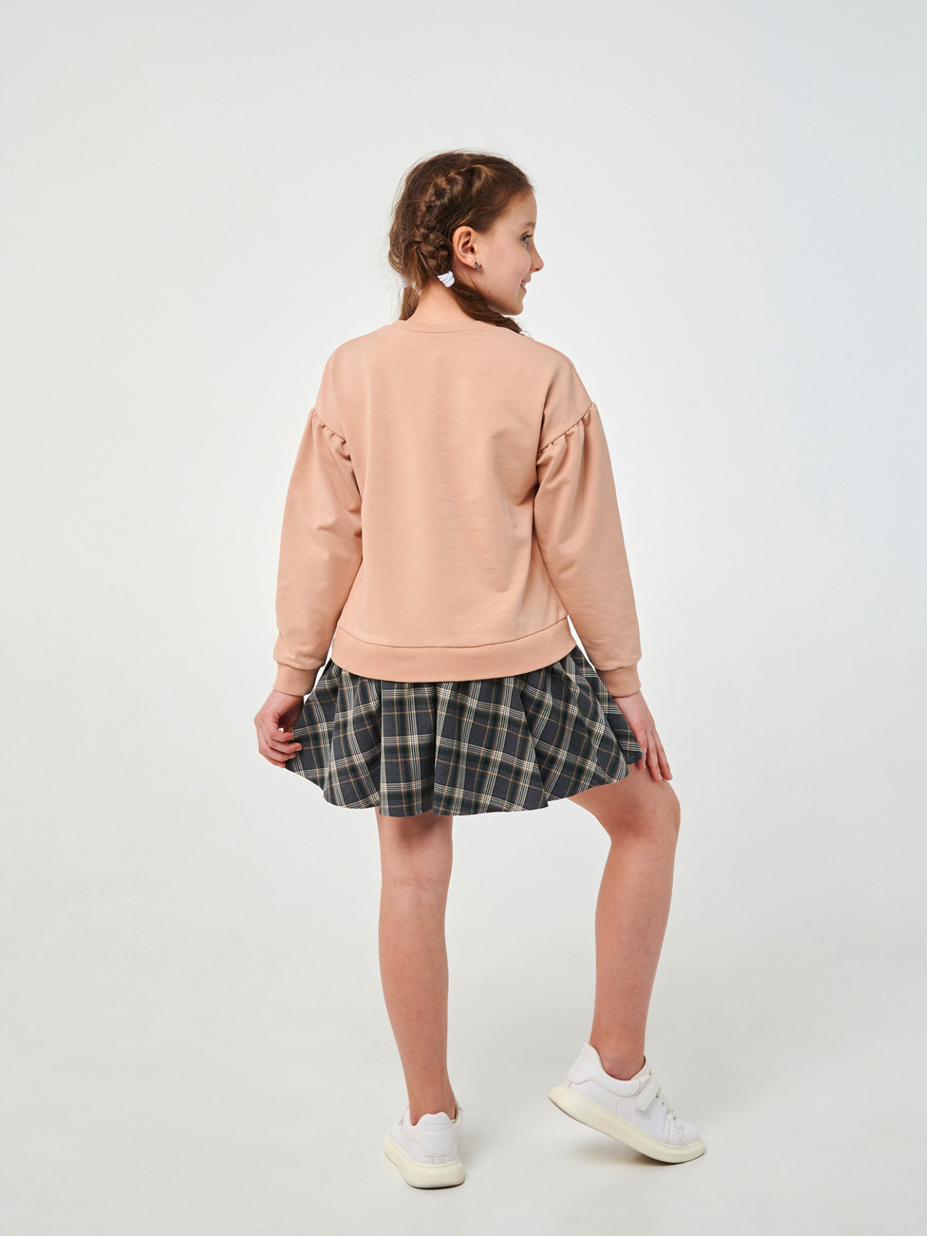 Платье мини SMIL модель smil_120363-bezevyj Фото