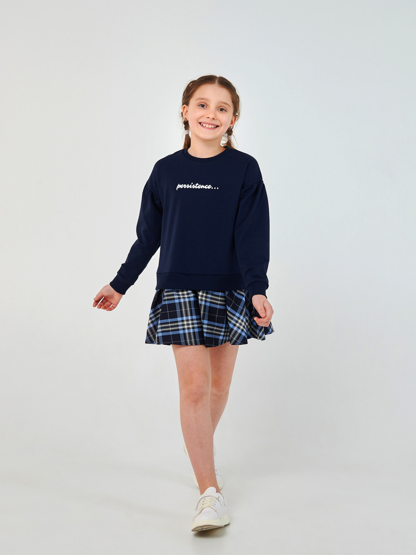 Платье мини SMIL модель smil_120363-temno-sinij Фото