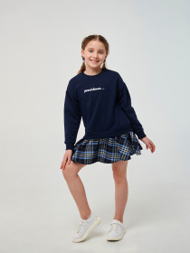 Платье мини SMIL модель smil_120363-temno-sinij Фото