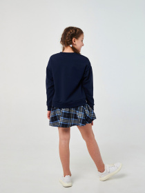 Платье мини SMIL модель smil_120363-temno-sinij Фото