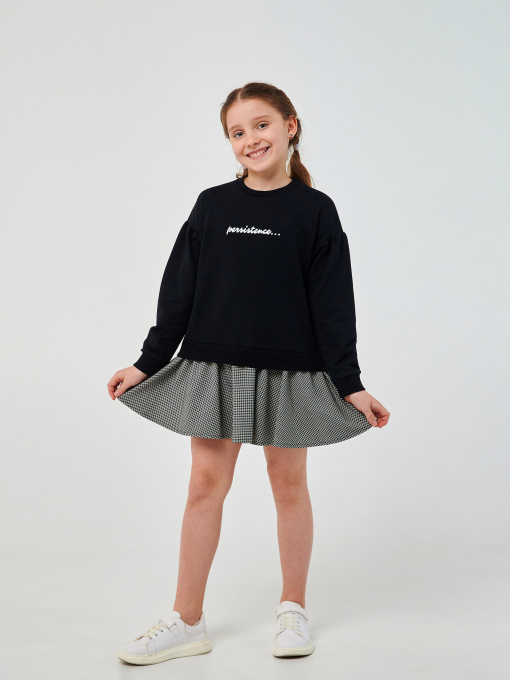 Сукня міні SMIL модель smil_120363-cernyj Фото