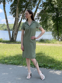 Платье миди CAT ORANGE модель 5739 Фото