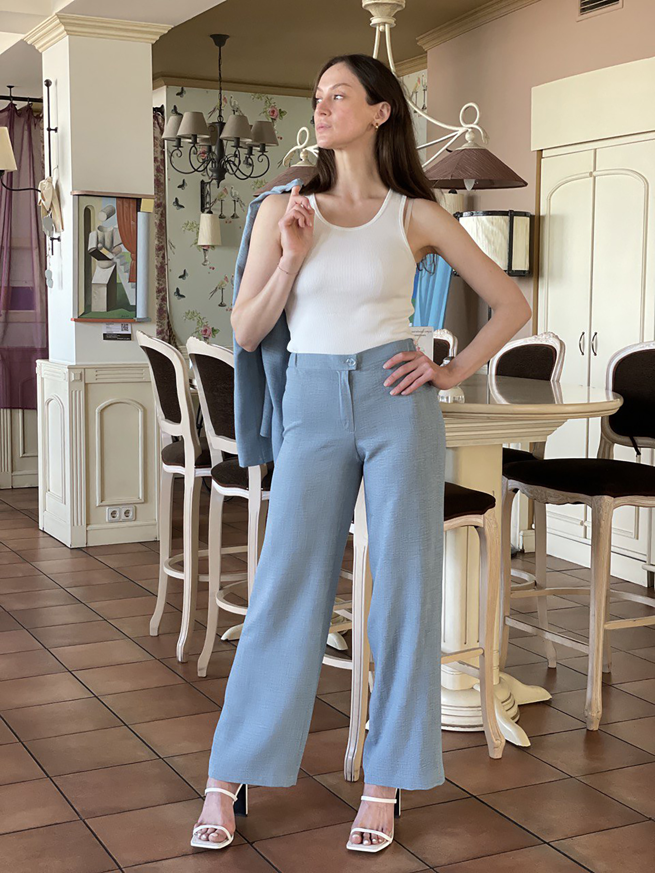 Брюки палаццо CAT ORANGE модель 7163c Фото