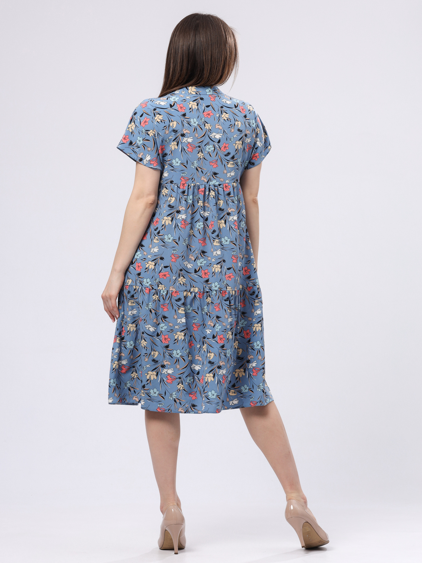 Платье миди CAT ORANGE модель 5737 Фото