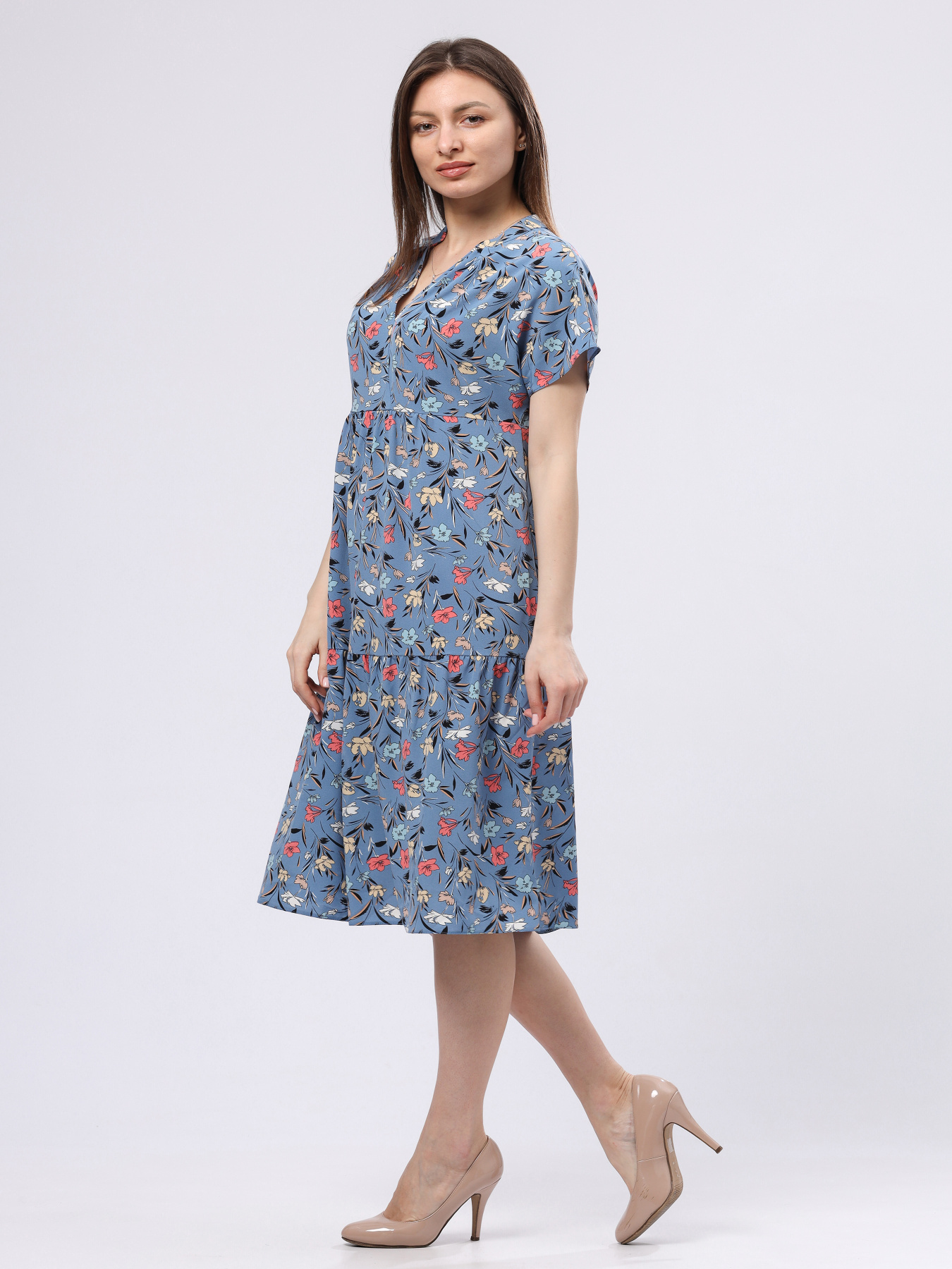 Платье миди CAT ORANGE модель 5737 Фото