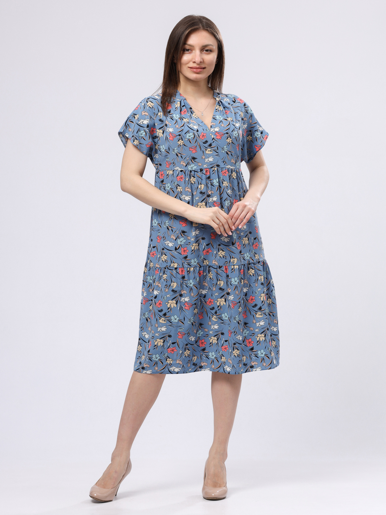 Платье миди CAT ORANGE модель 5737 Фото