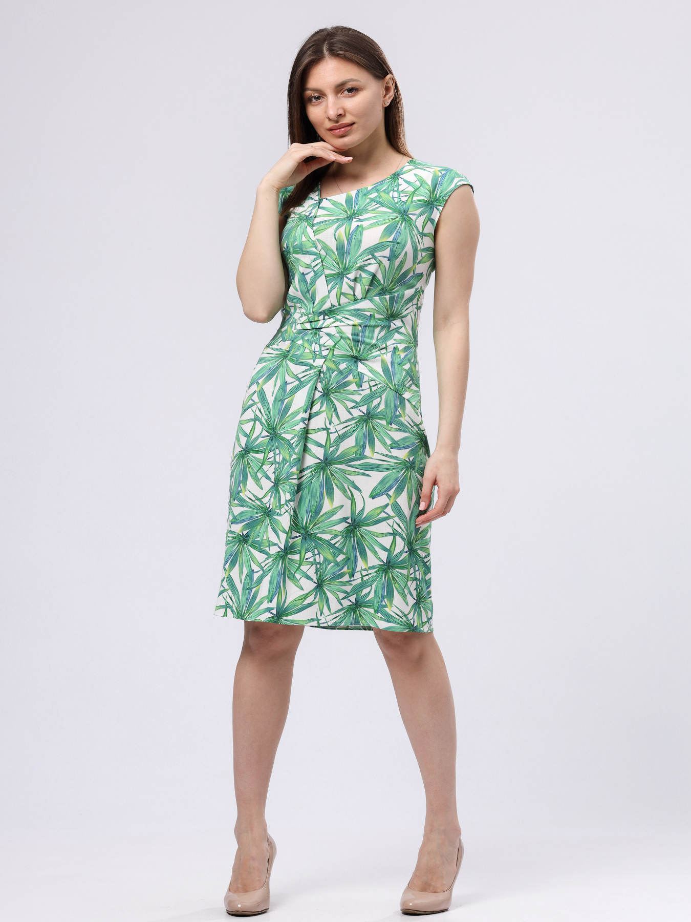 Платье миди CAT ORANGE модель 5736 Фото