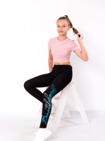 Леггинсы Носи своє модель 6000-036-33-1-chornij-nadpisi Леггинсы Носи своє модель 6000-036-33-1-chornij-nadpisi Фото