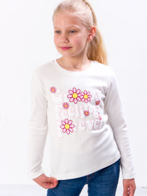 Лонгслив Носи своє модель 6025-015-33-2-molochnij Фото