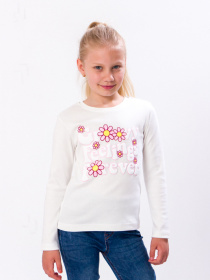 Лонгслив Носи своє модель 6025-015-33-2-molochnij Фото