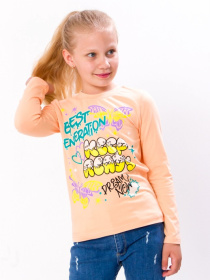 Лонгслів Носи своє модель 6025-036-33-5-pomaranchevo-persikovij-best Фото