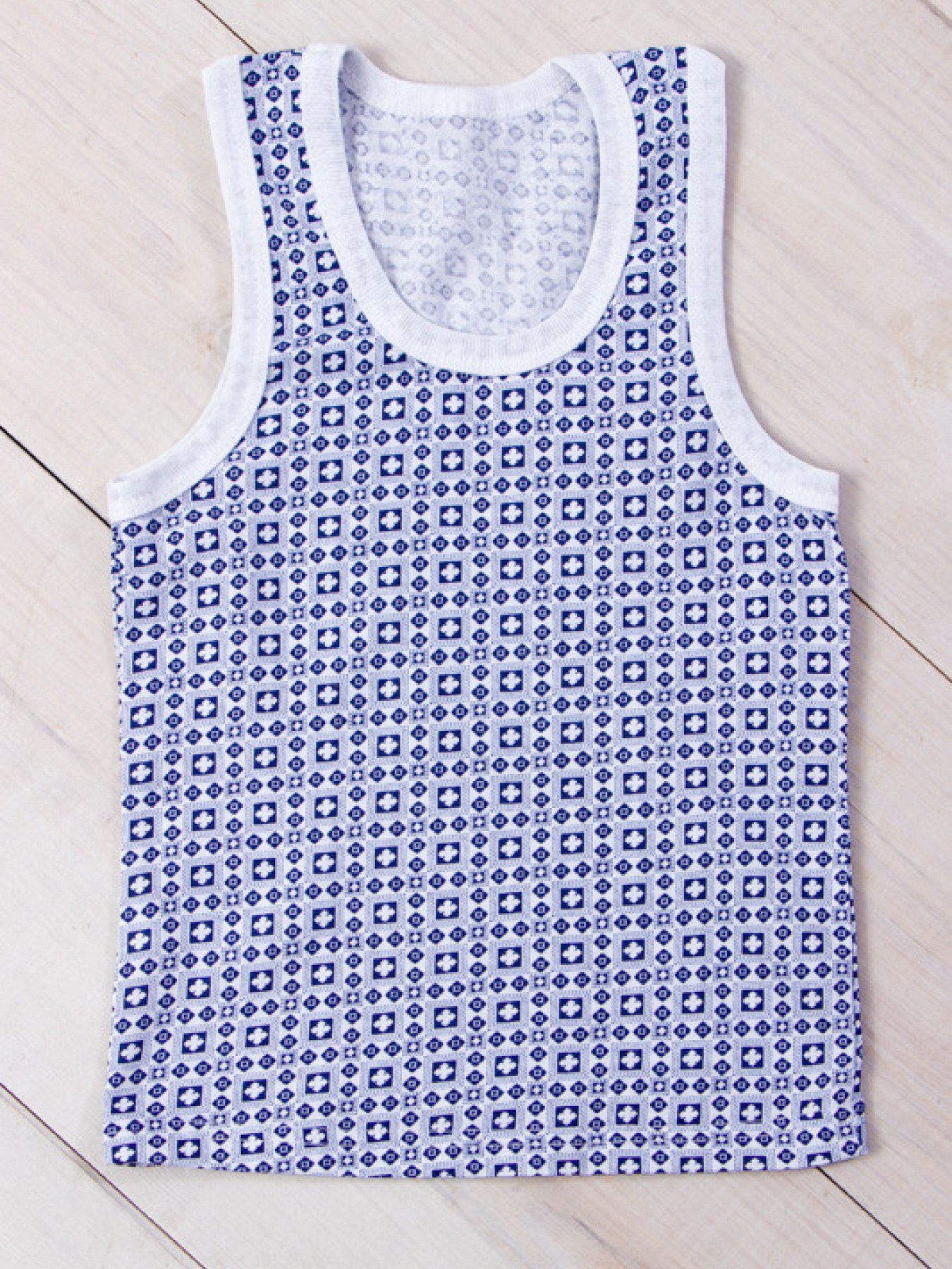 Майка для дома Носи своє модель 6072-002-4-ornament-chornilxno-sinj Фото