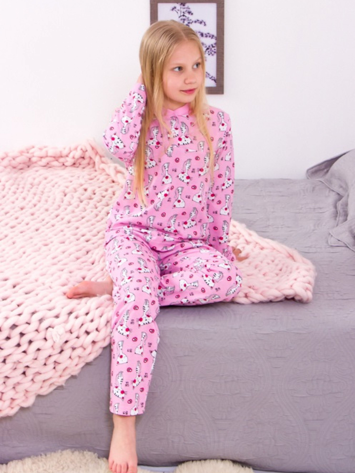 Пижама Носи своє модель 6077-002-5-kicq-na-rozhevomu Фото