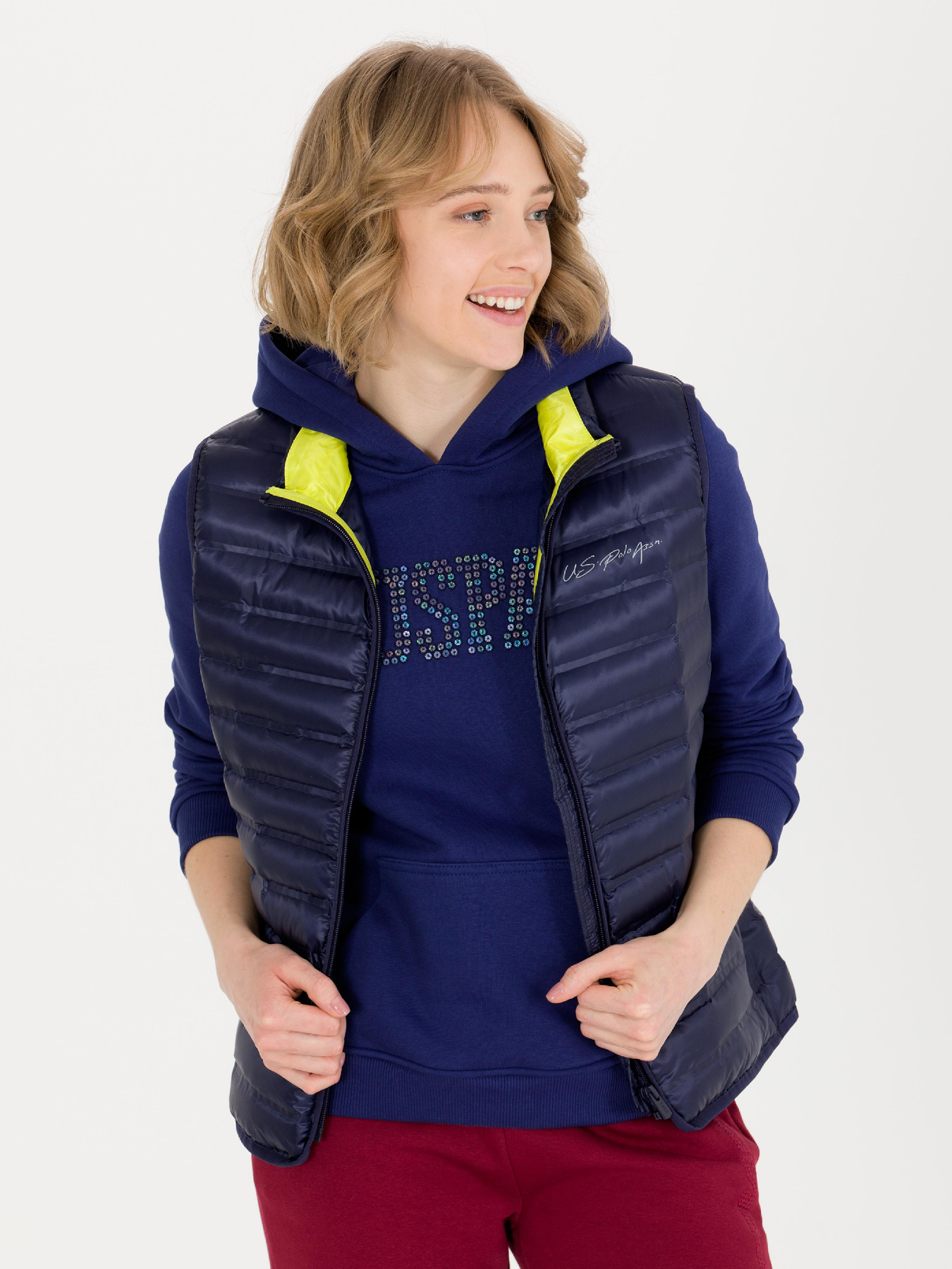 Жилет с утеплителем US Polo модель G082SZ010.000.1554525.VR033 Фото