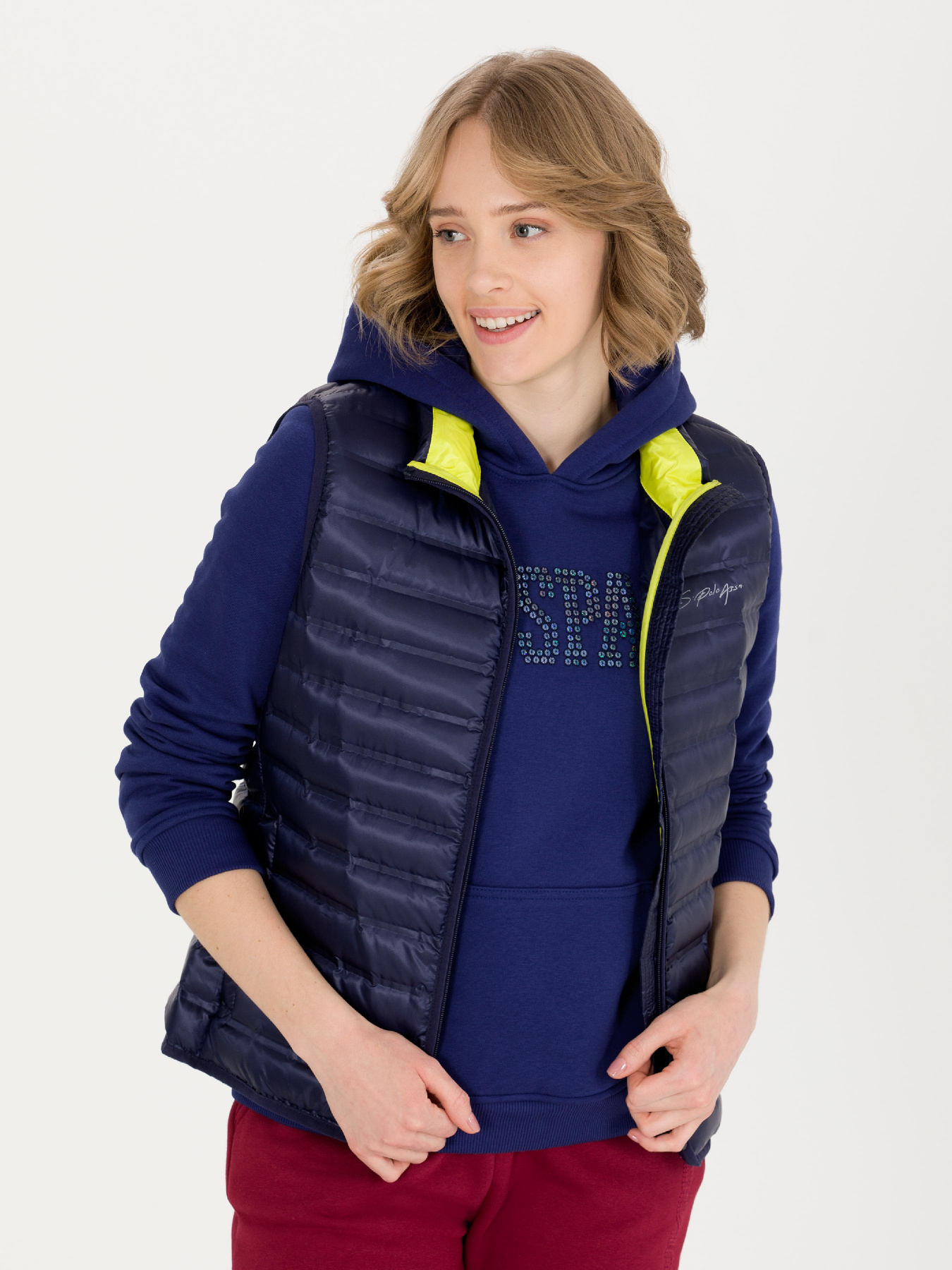 Жилет с утеплителем US Polo модель G082SZ010.000.1554525.VR033 Фото