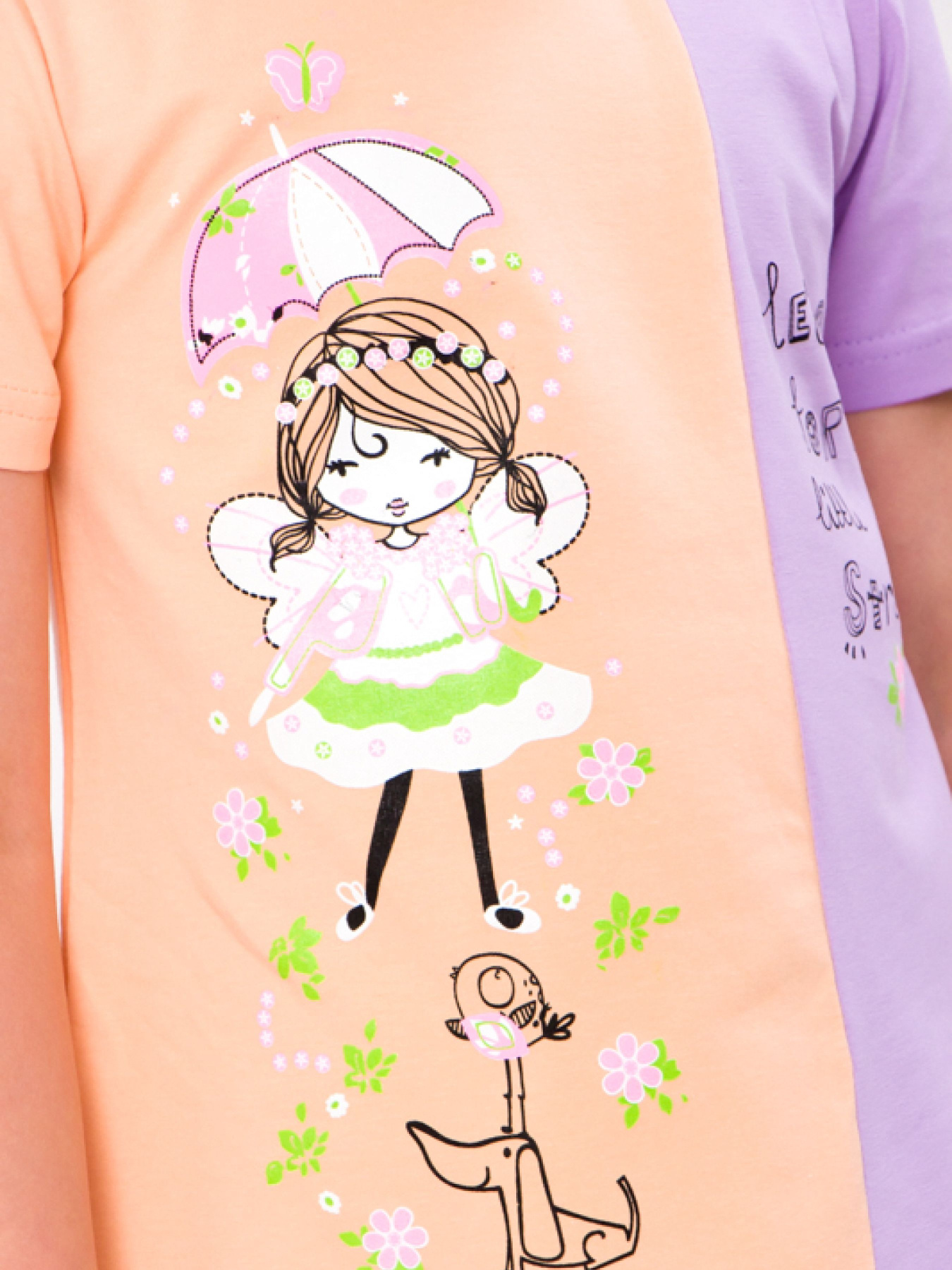 Повседневный костюм Носи своє модель 6204-036-33-pomaranchevo-persikovij-dvchinka Фото