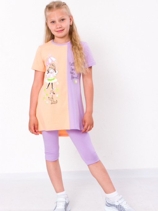 Повсякденний костюм Носи своє модель 6204-036-33-pomaranchevo-persikovij-dvchinka Фото