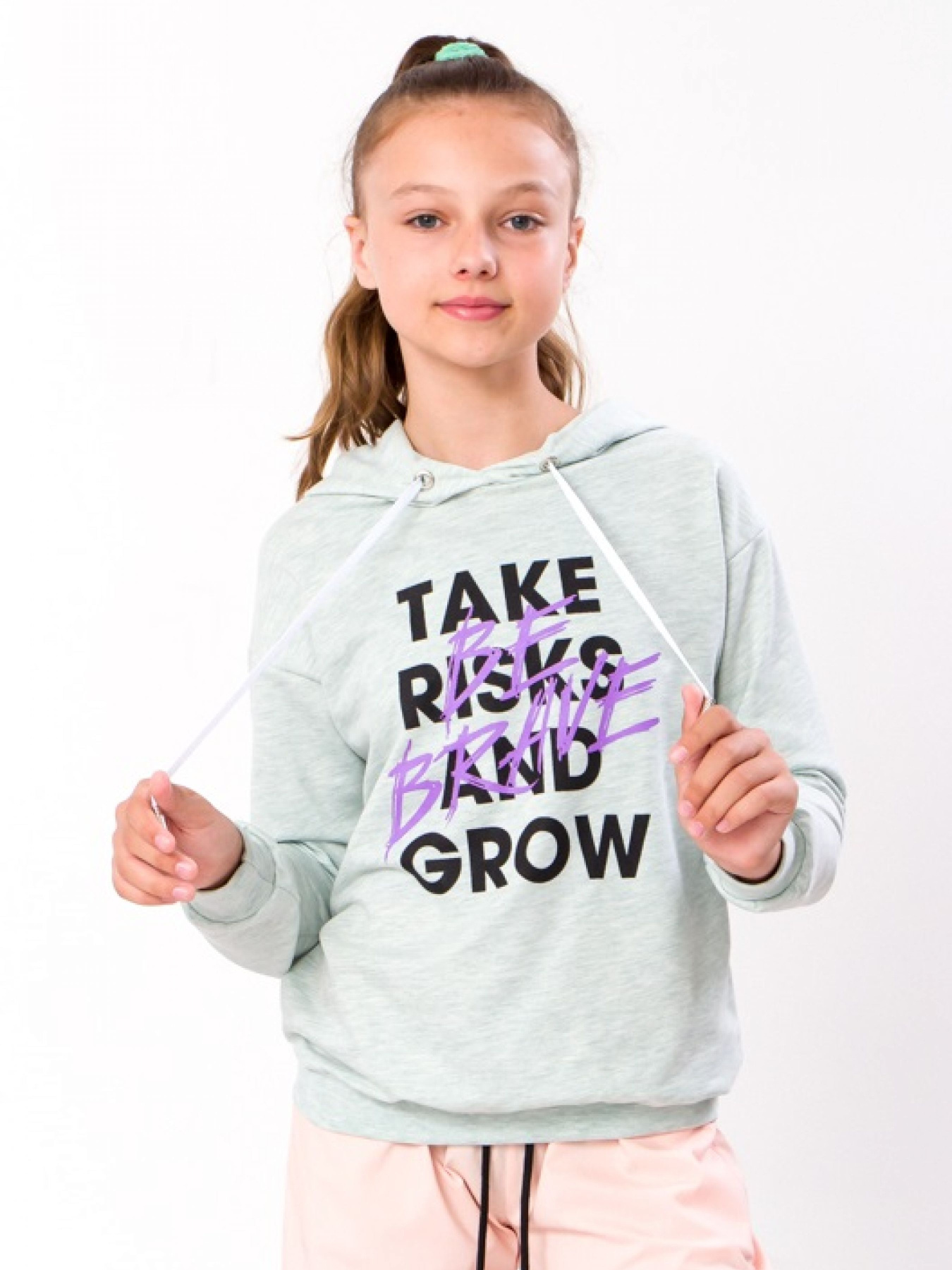 Худи Носи своє модель 6230-057-33-zelenij-melanzh-brave Фото