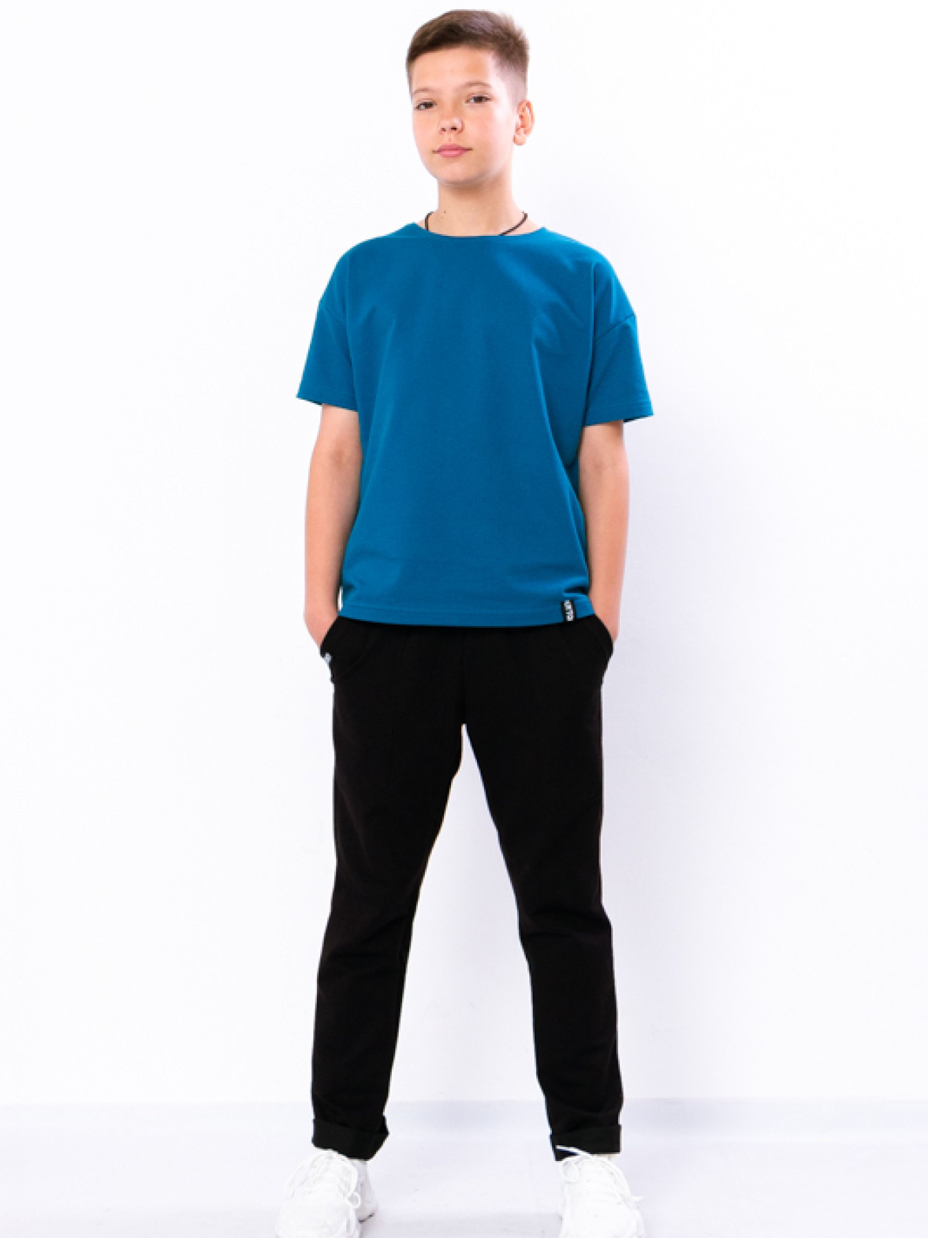 Спортивный костюм Носи своє модель 6264-057-temno-bryuzovij-chornij Фото