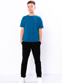 Спортивный костюм Носи своє модель 6264-057-temno-bryuzovij-chornij Фото