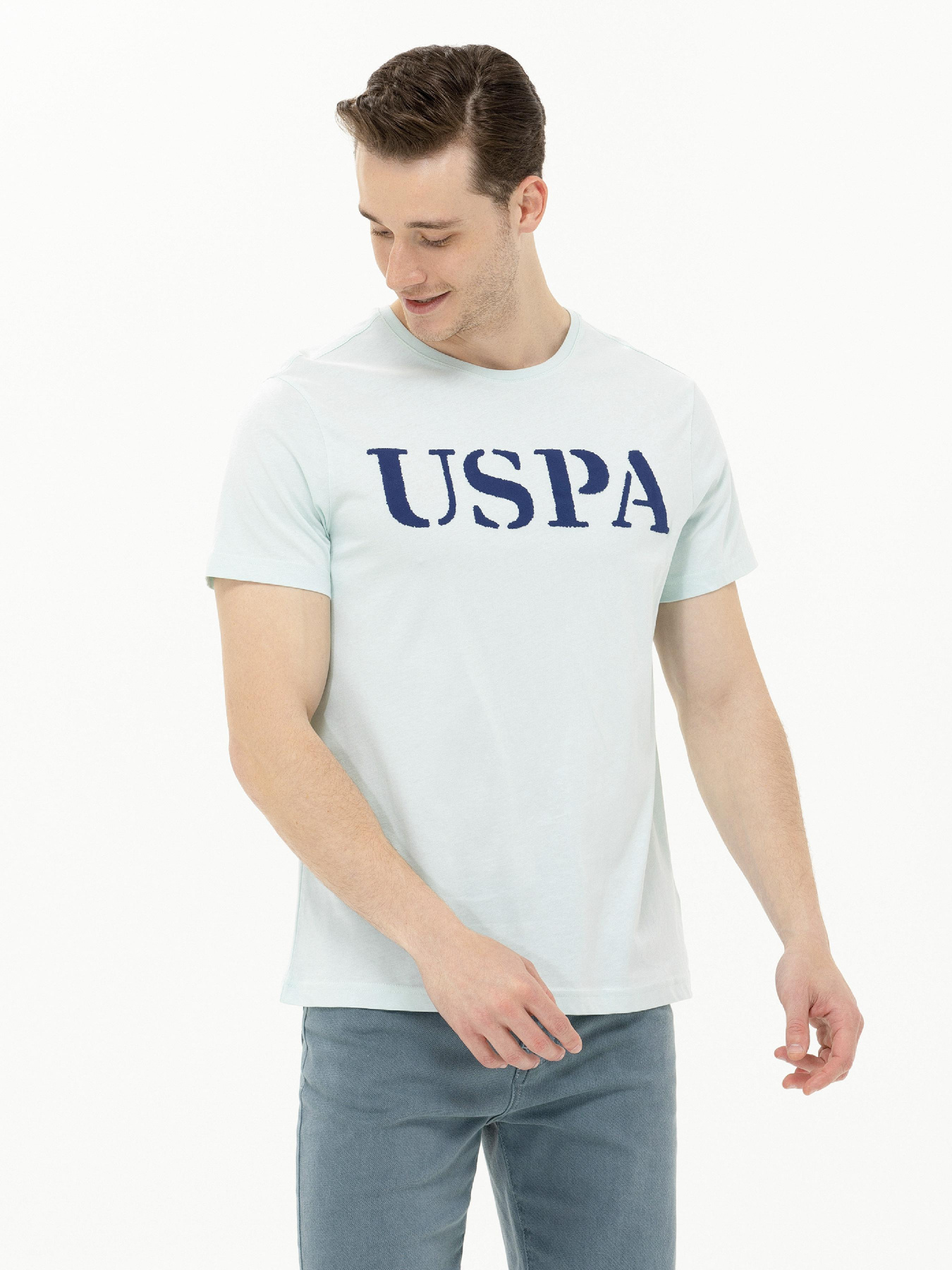 Футболка US Polo модель USPAINT.1571124.VR083 Фото