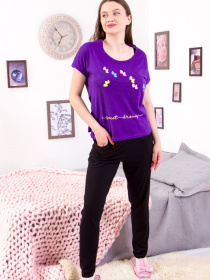 Пижама Носи своє модель 8071-001-33-foletovij-kvti Фото