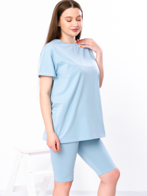 Повсякденний костюм Носи своє модель 8138-036-sro-blakitnij Фото