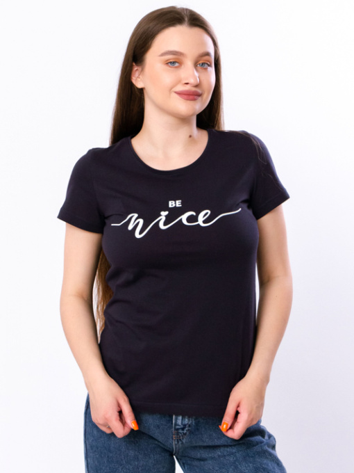 Футболка Носи своє модель 8188-001-33-1-chornilxno-sinj-nice Фото