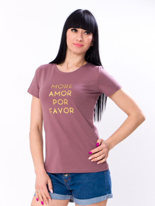 Футболка Носи своє модель 8188-036-33-popelqsta-lavanda Футболка Носи своє модель 8188-036-33-popelqsta-lavanda Фото