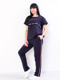 Повседневный костюм Носи своє модель 8294-057-chornilxno-sinj Фото