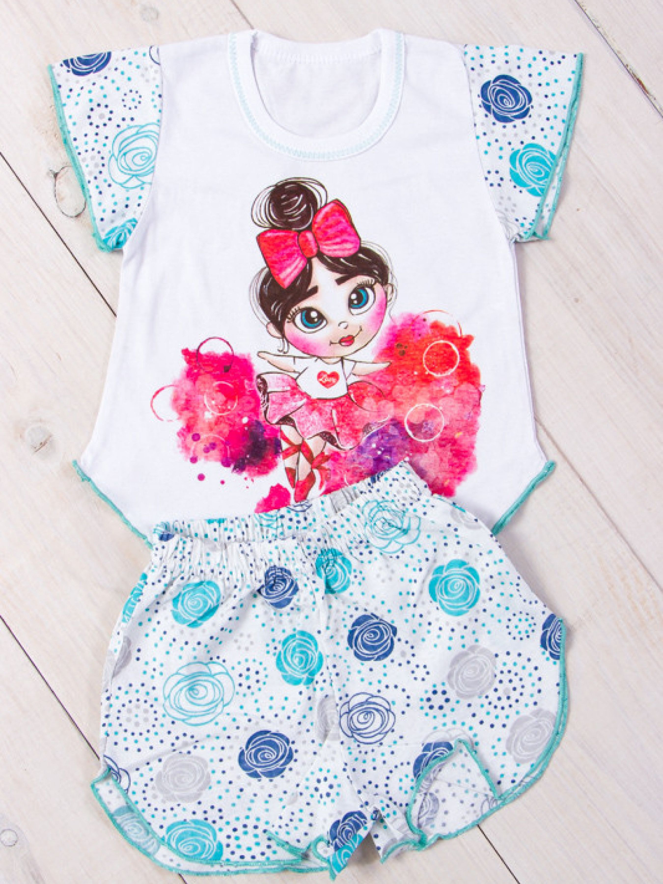 Пижама Носи своє модель 9668-002-33-balerina-troqndi-na-blomu Фото