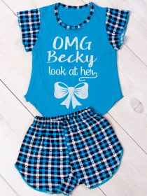 Піжама Носи своє модель 9668-002-33-bantik-kltinka-bryuza Фото