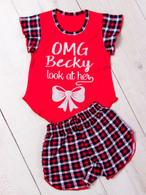 Пижама Носи своє модель 9668-002-33-bantik-kltinka-chervonij Фото