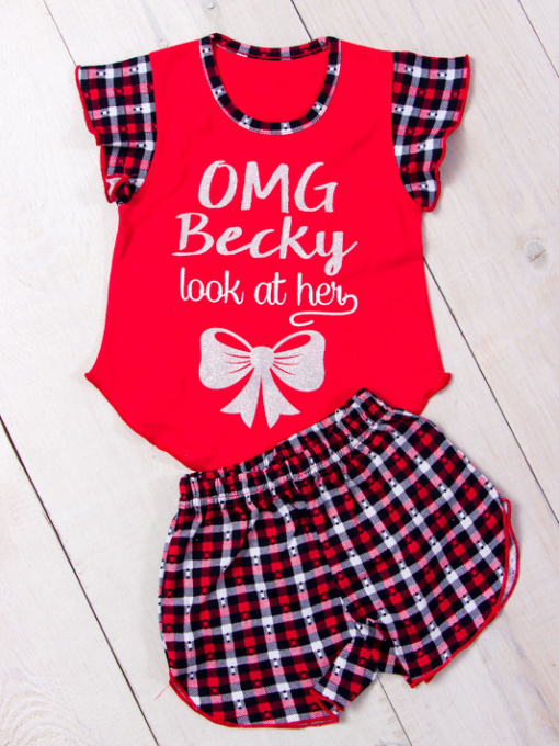 Пижама Носи своє модель 9668-002-33-bantik-kltinka-chervonij Фото