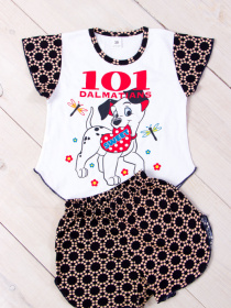 Пижама Носи своє модель 9668-002-33-dalmatin-kola-na-chornomu Фото